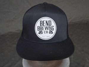 激レア USA購入 アメリカ企業モノ オレゴン州 ベンド 地ビール会社【BEND BREWING CO.】ロゴプリント入り メッシュキャップ 中古良品