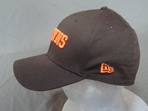 激レア USA購入【NEWERA】【39THIRTY】NFLアメフト クリーブランド ブラウンズ【Cleveland Browns】ロゴ刺繍入りキャップ 中古良品_画像3