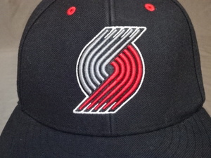 激レア USA購入【47BRAND】 NBAバスケ ポートランド トレイルブレイザーズ【Portland Trail Blazers】ロゴ刺繍入りキャップ 中古良品