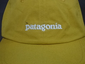 激レア USA購入 人気アウトドア系ブランド パタゴニア【Patagonia】【netplus】シンプルなデザイン ロゴ刺繍入りCAP からし色 中古良品