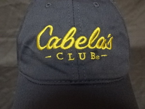 激レア USA購入 アメリカ企業モノ 人気アウトドア用品店舗チェーン カベラス【Cabela’s】 ロゴ刺繍入り キャップ グレー 中古良品