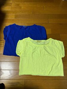 ベルシュカ　 半袖 Tシャツ2枚セット　ネオンカラー　ショート丈