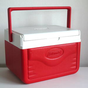Coleman Coleman 5205 cooler-box ( 350ml жестяная банка ×6шт.@ место хранения )MADE IN U.S.A. красный прекрасный товар 