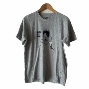 機動戦士ガンダム UNIQLO メンズ UT アムロ Tシャツ USED M グレー