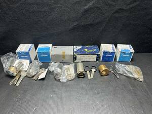 z255[ new goods * unused ] key cylinder set sale total 6 point set You sin* Showa /WEST key / key cylinder / security / crime prevention 