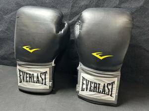 z191 美品　Everlast エバーラスト　プロスタイル　ボクシンググローブ/トレーニンググローブ　8OUNCES　黒