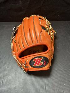 z167 [ не использовался товар ] ZETT для софтбола бейсбол для BRG-3616.. рука orange (28) правый . для (LH) бейсбол / перчатка / для софтбола / спорт 