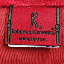 Roberta di Camerino ロベルタ・デ・カメリーノ 旅行用バッグ レッド グリリア柄 【良品】 22402K489a_画像9