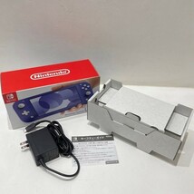 Nintendo Switch Lite ニンテンドースイッチ ライト HDH-S-BBZAA 任天堂 ブルー 付属品完備 【美品】 22405K92_画像7