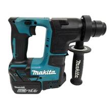 makita マキタ 充電式ハンマドリル ワンハンド 17mm HR170D バッテリー(BL1460B) 充電器(DC18RC) ケース付き 【中古品】 52405K30_画像2