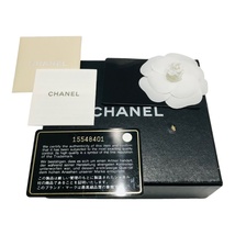 CHANEL シャネル 2つ折り財布 キャビアスキン ギャランティ 箱付属 レッド×金具シルバーカラー 【中古品】 22405K285_画像9