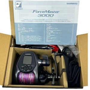 SHIMANO シマノ 電動リール FORCE MASTER 22 フォースマスター 3000 044488 一式付属 【未使用品】】 52405K420