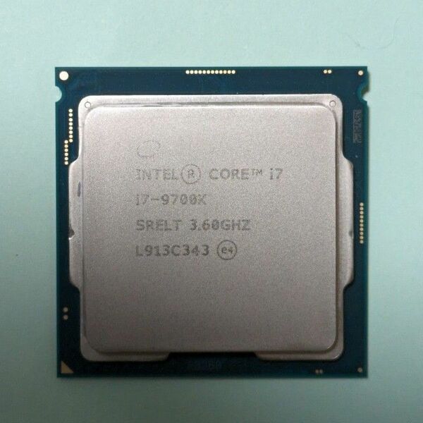 Intel CPU Core i7-9700K 3.60GHZ 動作確認済