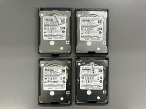 TOSHIBA製 2.5' 500GB 7mm 7200RPM 4Kセクター HDD フォーマット済 4個SET 97949