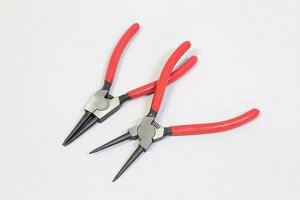 [ free shipping ]k1354 axis hole 2 pcs set snap ring pliers 