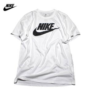 【新品】ナイキ ICON 半袖 Tシャツ【100：白】XL ビッグ スウッシュ スウォッシュ ロゴ トレーニング ジム NIKE