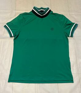 ゴルフウェア シャツ G/FORE レディース グリーンM ゴルフウェア 半袖Tシャツ ハイネック 吸汗速乾