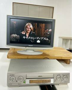 動作品 東芝 高画質 ビデオデッキ VHS アリーナ A-F100 2001年製 家電 映像機器 