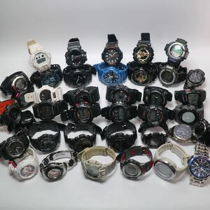 09) CASIO G-SHOCK Baby-G まとめて メンズ　腕時計 大量38個セット　ジャンク品