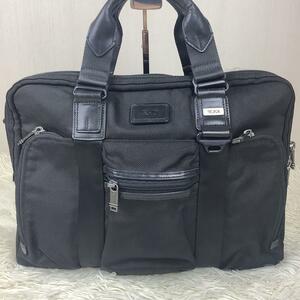 1円《 正規品・希少品 》TUMI トゥミ ブラボ ビジネスバッグ ブリーフケース 2way メンズ バリスティックナイロン レザー 革 A4 PC◎ 黒