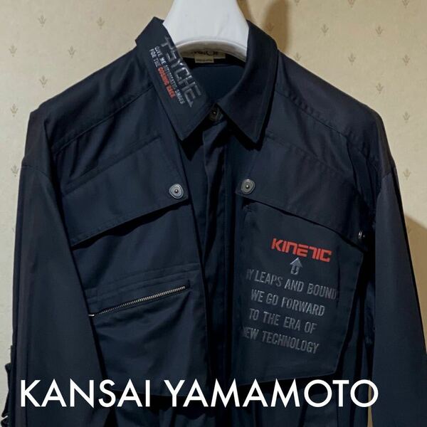 希少モデル KANSAI O2 Racing jacket 山本寛斎 kansai yamamoto ARCHIVE VINTAGE レーシングジャケット ブラック