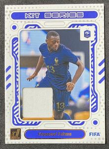 【メモラ】Youssouf Fofana, France Kit Series 2023-24 Donruss Soccer Panini 