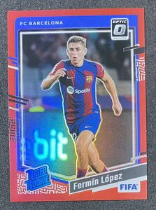 【RC】Fermin Lopez, FC Barcelona Rated Rookies Base Optic Red /299 2023-24 Donruss Soccer Panini