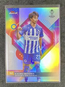 【三笘薫・リフ】Kaoru Mitoma, Brighton & Hove Albion FC Refractors 2023-24 Topps Finest UEFA Club Competitions