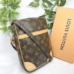 1円 LOUIS VUITTON ルイヴィトンモノグラム ダヌーブ ショルダーバッグ M45266 シリアル SL1023