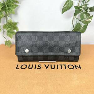 1円 LOUIS VUITTON ルイヴィトン N63084 ダミエグラフィット モデュラブル 札入れ 小物入れ シリアル MI1180