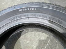 22年製 155/80R14 88/86N LT ◆ダンロップ ENASAVE VAN01◆ 4本 J1198 夏タイヤ_画像10