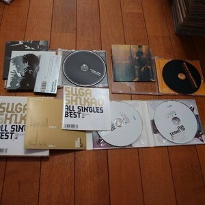 ★☆Ｓ05440　スガ シカオ【ALL SINGLES BEST】【Sweet】【Sugarless】　CDアルバムまとめて３枚セット☆★