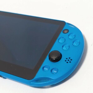 1円〜 動作品 SONY ソニー PSVITA PlayStation Vita アクアブルー PCH-2000の画像2