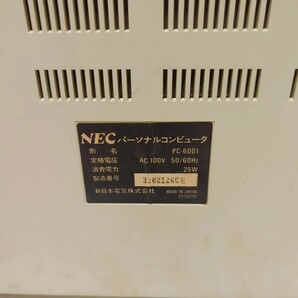 1円〜 NEC パーソナルコンピュータ PC-6001 外箱・取説ありの画像7