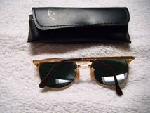 ☆美品！Ray-Ban レイバン♪SIGNET シグネット！サングラス♪ゴールドフレーム！ミナミの帝王♪おまけケース付き！全国一律定形外300円♪☆_画像3