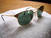 ☆美品！Ray-Ban レイバン♪SIGNET シグネット！サングラス♪ゴールドフレーム！ミナミの帝王♪おまけケース付き！全国一律定形外300円♪☆_画像4