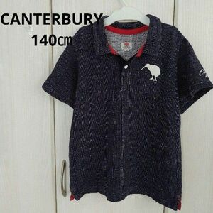 CANTERBURY☆140㎝ コットンポロシャツ