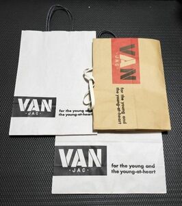 VANjac ヴァンヂャケット ショッパー 紙袋 ３種類