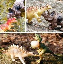 恐竜 おもちゃ 52個セット 人気 大きい アニア トリケラトプス ティラノサウルス・レックス ヴェロキラプトル 創造できる恐竜公_画像5
