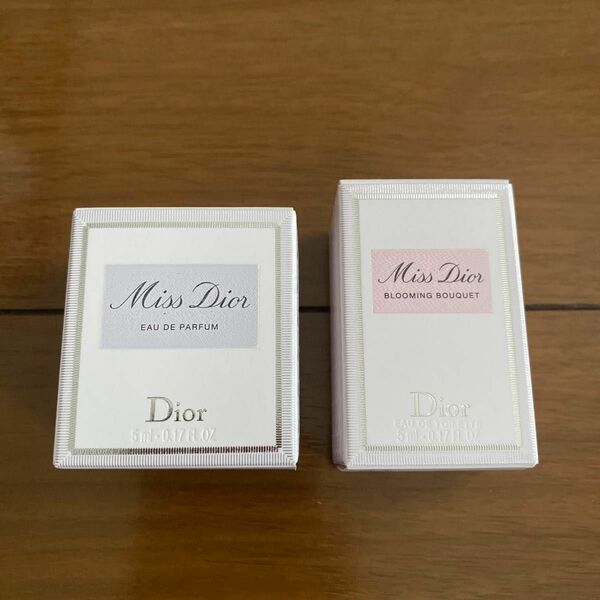 【新品】DIOR ミスディオール ミニ 香水 5ml 2種セット