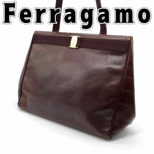 Ferragamo フェラガモ トートバッグ ヴァラ 美品