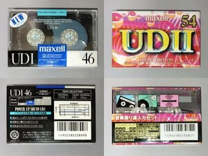 maxell UDⅠ 46 UDⅠ46(D) 46分 UDⅡ 54 UD2-54J 54分 カセットテープ 日立マクセル