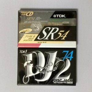 TDK SR 54 SR-54M 54分 DJ2 74 DJ2-74S 74分 ハイポジション カセットテープ