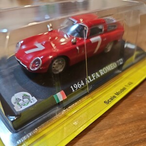 デル・プラド 世界のレーシングカー 1964 ALFA ROMEO TZ1 アルファロメオ 1/43