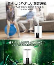 超音波＆加熱式ハイブリッド加湿器　大容量5L_画像1