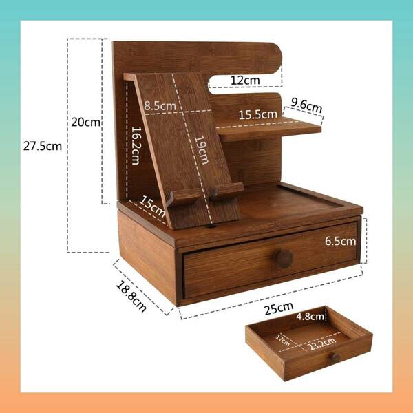 ☆収納機能満載の充電スタンド 卓上ラック 小物入れ 高品質 安全設計 操作簡単 