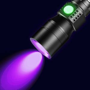  magnet rechargeable flashlight LED UV light 