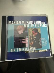 39新入荷中古NICE JAZZ CD♪Ain't Misbehavin'/Marian McPartland & WIllie Pickens♪