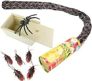 面白グッズ ジョークグッズ いたずら ドッキリ サプライズ びっくり箱 ヘビ 蜘蛛 ゴキブリ おもち