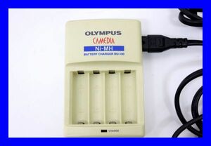 ●中古 オリンパス OLYMPUS CAMEDIA BU-100 単三形 ニッケル水素充電池用 Ni-MH battery charger Z2127